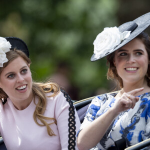 La princesse Eugenie d'York, la princesse Beatrice d'York - La parade Trooping the Colour 2019, célébrant le 93ème anniversaire de la reine Elisabeth II, au palais de Buckingham, Londres, le 8 juin 2019.