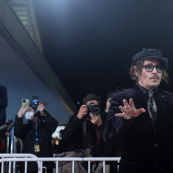 Johnny Depp est au 69ème festival international du film de San Sebastian pour recevoir un Donostia le 22 septembre 2021.