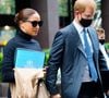 Le prince Harry et sa femme Meghan Markle à New York.