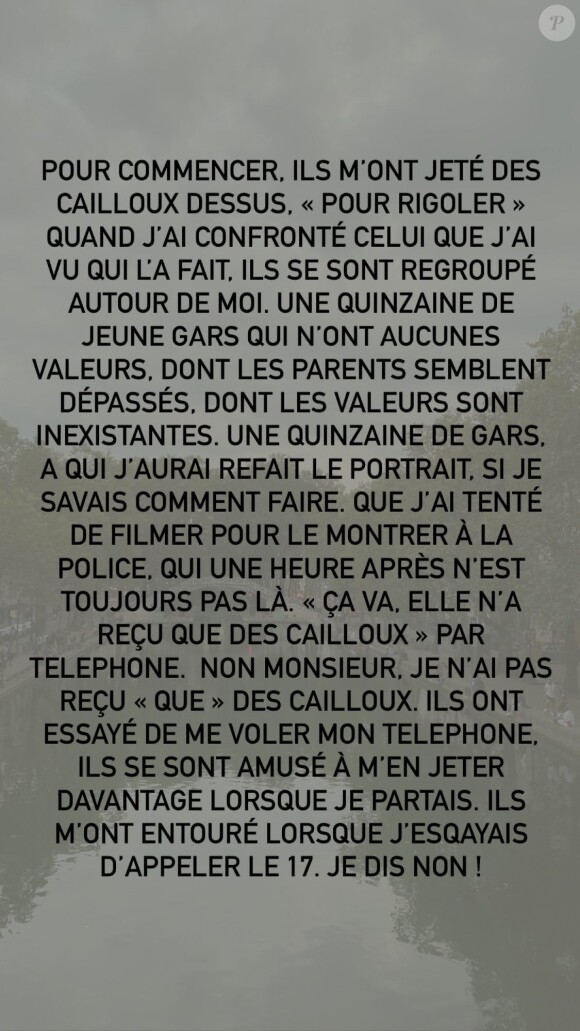 Vaimalama Chaves agressée par 15 hommes à Paris : les yeux enflés, elle témoigne