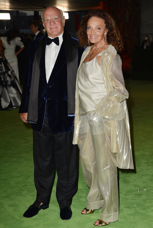 Barry Diller et sa femme Diane von Furstenberg - People à la soirée de gala de l'Academy Museum of Motion Pictures à Los Angeles, le 25 septembre 2021. 