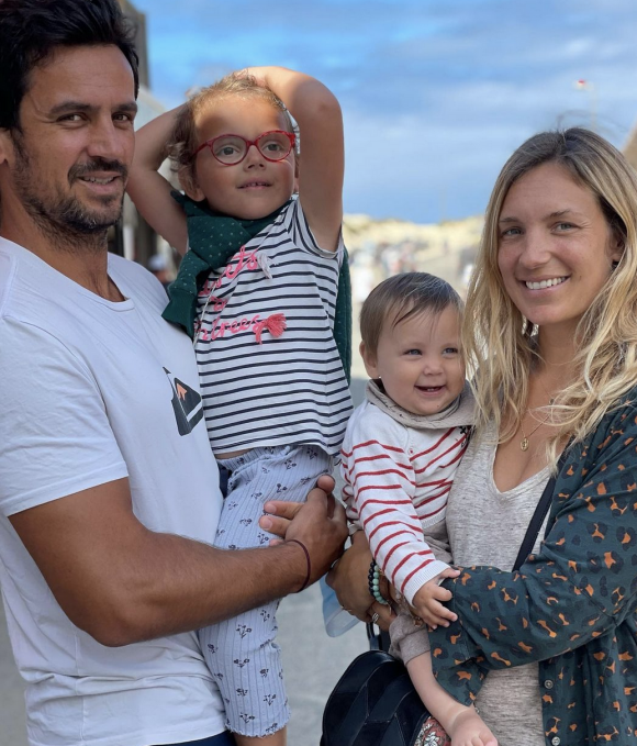 Clémentine Sarlat en famille sur Instagram. Le 24 août 2021.