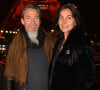 Exclusif - Florent Pagny et sa femme Azucena Caman - Backstage du concert anniversaire des 130 ans de la Tour Eiffel à Paris, sur France 2. © Perusseau-Veeren/ Bestimage