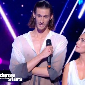 Inès Vandamme et Jean-Baptiste Maunier lors du premier prime de "Danse avec les stars 2021", le 17 septembre, sur TF1