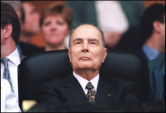 François Mitterrand au parc des Princes