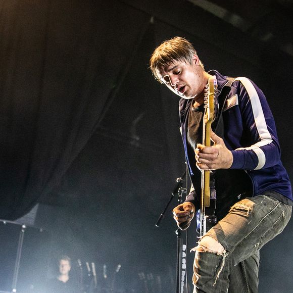 Pete Doherty et son groupe de rock "The Libertines" se produisent en concert à Berlin, le 5 novembre 2019.