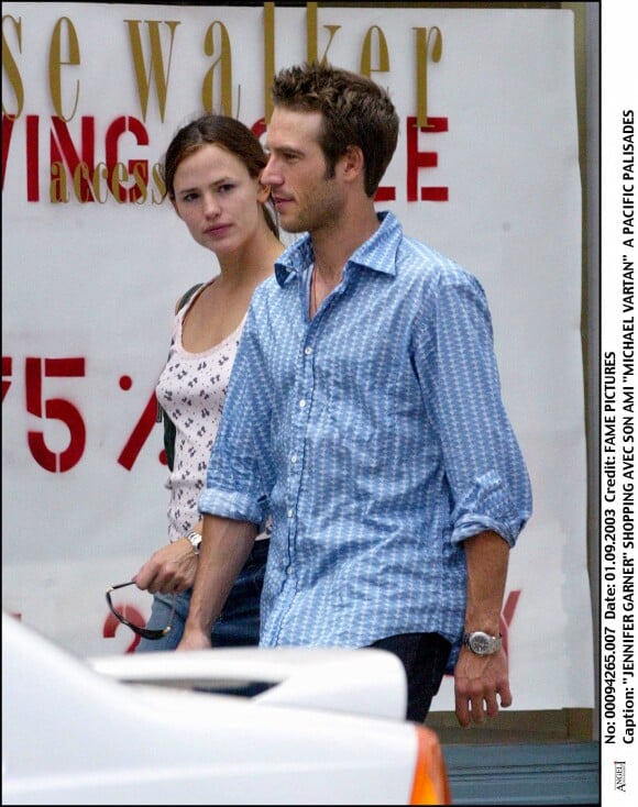 Jennifer Garner fait du shopping avec Michael Vartan à Pacific Palisades.