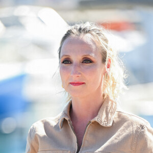 Audrey Lamy - Photocall lors du Festival de la Fiction de La Rochelle. Le 17 septembre 2021  