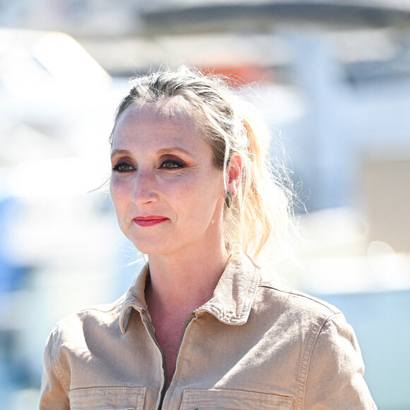 Audrey Lamy - Photocall lors du Festival de la Fiction de La Rochelle. Le 17 septembre 2021  