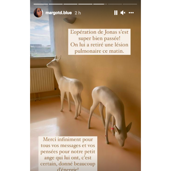 Jérémy Duffau, frère d'Ingrid Chauvin et sa femme Margot Blue ont dévoilé que le leur fils Jonas (bientôt 5 mois) a été opéré suite à une malformation pulmonaire. Le risque était que cela nécrose ou développe un cancer.