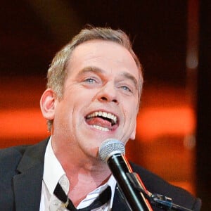 Le chanteur Garou (parrain du Téléthon 2016) - 30ème édition du Téléthon 2016 (AFMTéléthon) à l'hippodrome de Longchamp à Paris, France, le 3 décembre 2016. © Coadic Guirec/Bestimage