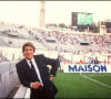 Bernard Tapie au stade du Vélodrome à Marseille