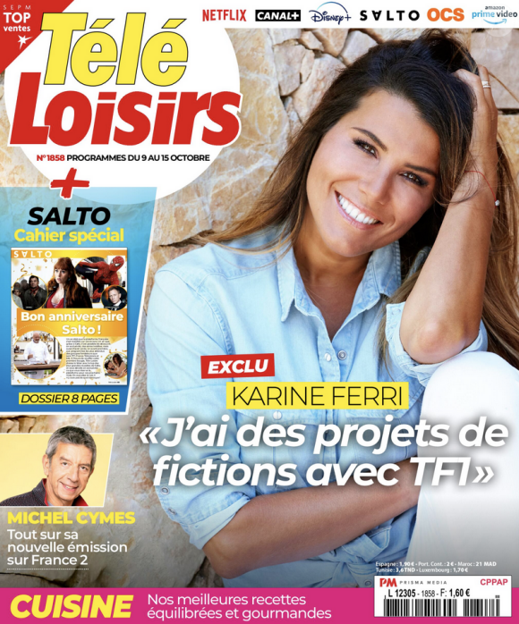 Karine Ferri fait la couverture du nouveau numéro de Télé Loisirs