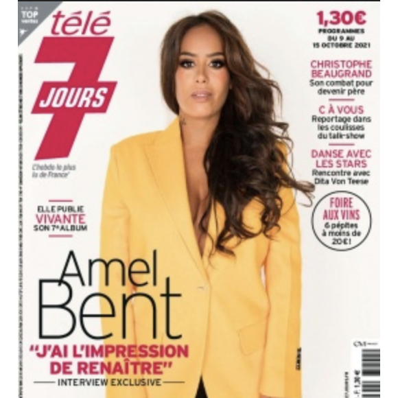 Amel Bent fait la couverture du nouveau numéro de Télé 7 jours
