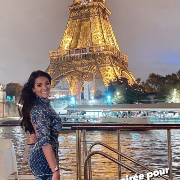 Nawel Debbouze, la petite soeur de Jamel Debbouze, a sorti le grand jeu pour les 40 ans de son mari Fouad Ben Kouider. Paris, le 2 octobre 2021.