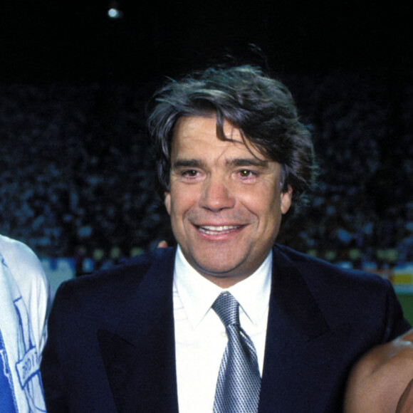 Archive - Basile Boli, Bernard Tapie et Abedi Pelé - © Panoramic/Bestimage