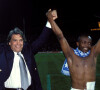 Archive - Basile Boli, Bernard Tapie et Abedi Pelé - © Panoramic/Bestimage