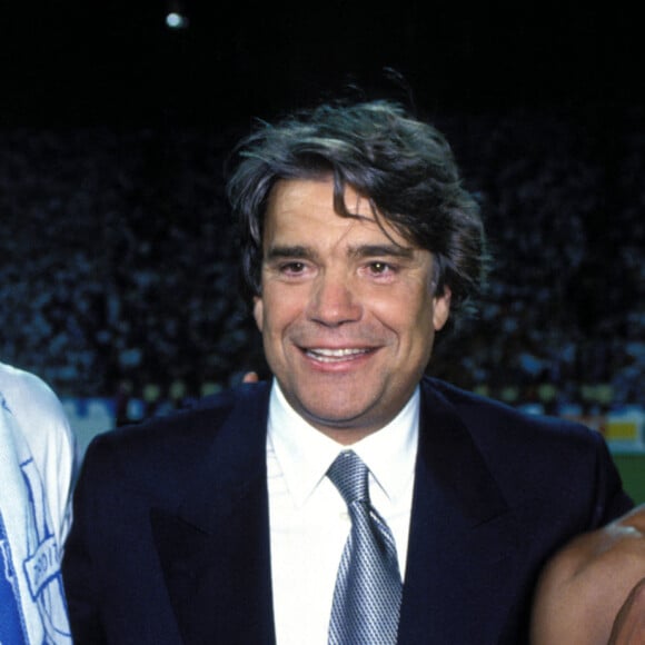 Archive - Basile Boli, Bernard Tapie et Abedi Pelé - © Panoramic/Bestimage