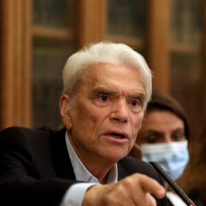 Exclusif - Bernard Tapie à la bibliothèque de l'ordre à Paris. © Dominique Jacovides / Bestimage