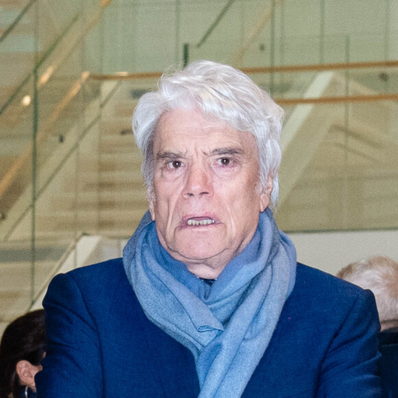 Bernard Tapie - Affaire Tapie : plaidoirie des avocats de la défense, Tribunal de Paris , 11ème chambre correctionnelle, 2ème section, Paris le 4 avril 2019. Lundi 1er Avril, le ministère public a requis 5 ans ferme pour Tapie et 3 ans pour S.Richard dont 18 mois avec sursis et interdiction d'exercer toute fonction publique pendant 5 ans. B.Tapie et le PDG d'Orange, S.Richard, seront les prévenus du procès pénal de l'arbitrage rendu en 2008 en faveur de l'ancien homme d'affaires, dans son contentieux avec le Crédit Lyonnais sur la vente du fabricant d'équipements de sport allemand Adidas en 1993, qui s'est ouvert le 11 mars 2019. L'homme d'affaires et patron du groupe de médias "La Provence", qui lutte à 76 ans contre un cancer de l'estomac, n'a fait aucune déclaration à son arrivée au tribunal. Après dix ans de péripéties judiciaires, B.Tapie, est jugé pour escroquerie et détournement de fonds publics; S.Richard, 57 ans, qui était alors directeur de cabinet de la ministre de l'Economie C.Lagarde, est jugé pour complicité. ©Pierre Perusseau / Bestimage