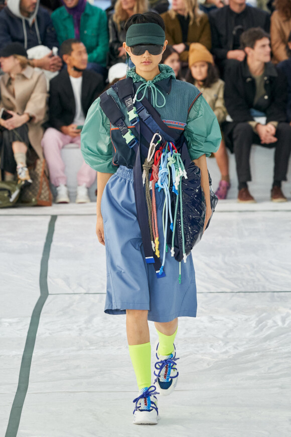 Défilé Lacoste, collection printemps-été 2022, au Palais de Tokyo. Paris, le 5 octobre 2021.