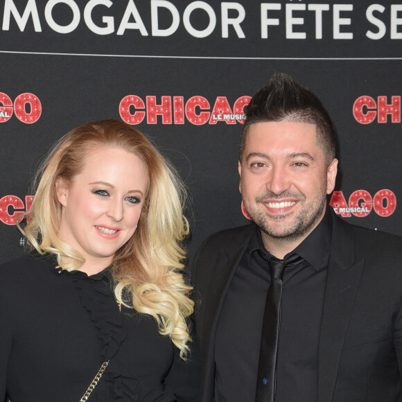 Chris Marques et sa compagne Jaclyn Spencer - Générale de la comédie musicale "Chicago" au Théâtre Mogador à Paris le 26 septembre 2018. © Coadic Guirec/Bestimage