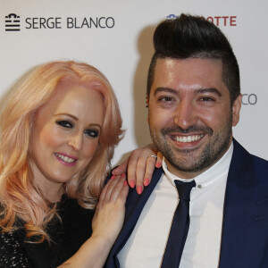 Exclusif - Chris Marques et sa fiancée Jaclyn Spencer - Soirée de lancement de la collection capsule mixte Cocotte de Serge Blanco au showroom Serge Blanco à Paris, le 16 septembre 2015.