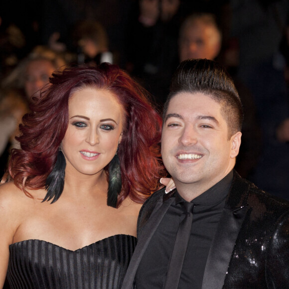 Chris Marques et sa compagne Jaclyn Spencer - 15eme edition des NRJ Music Awards a Cannes. Le 14 decembre 2013