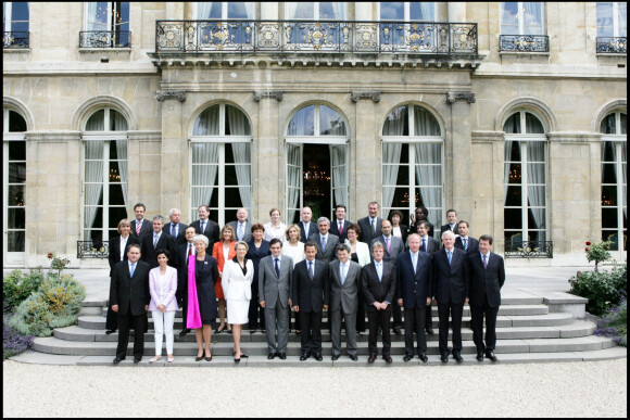 Le gouvernement de François Fillon en 2007, avec notamment Xavier Bertrand, Michel Barnier, Valérie Pécresse et Laurent Wauquiez