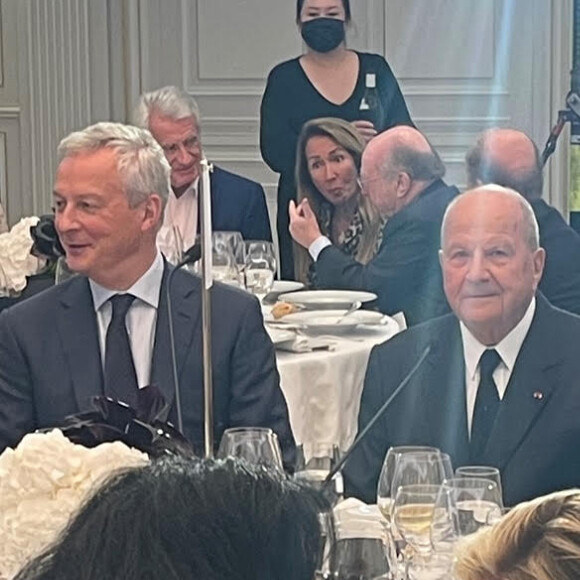 Dîner du Cercle de la Revue des Deux Mondes, en présence de Marc Ladreit de Lacharrière.