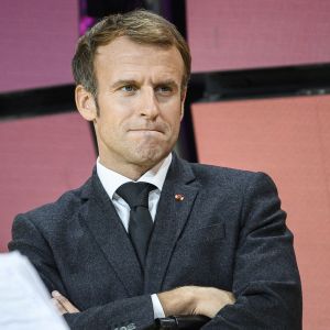Le président Emmanuel Macron intervient lors de la conférence annuelle "Inno Generation" organisée par Bpifrance à Paris. © Eliot Blondet / Pool / Bestimage 