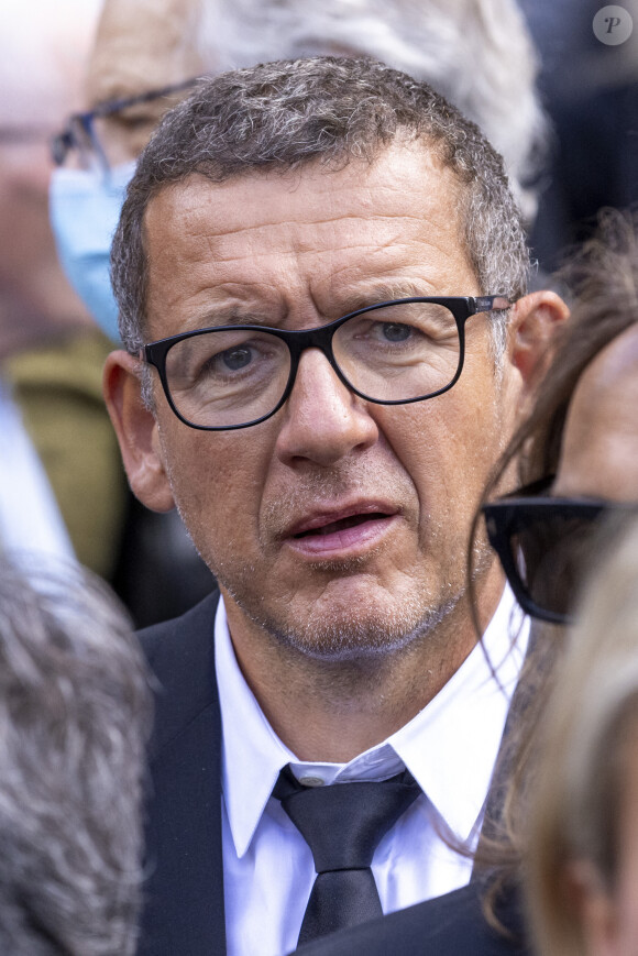 Dany Boon - Obsèques de Jean-Paul Belmondo en l'église Saint-Germain-des-Prés, à Paris le 10 septembre 2021. © Cyril Moreau / Bestimage