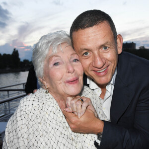 Line Renaud et Dany Boon - Soirée de fin de tournage du film "Une belle course" et anniversaire surprise de Line Renaud sur la péniche Excellence à Paris, le 3 juillet 2021. © Coadic Guirec/Bestimage