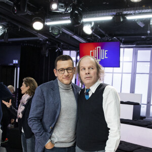 Dany Boon, Philippe Katerine - Enregistrement de l'émission "Clique" à Issy-les-Moulineaux le 28 janvier 2020. © Jack Tribeca/Bestimage