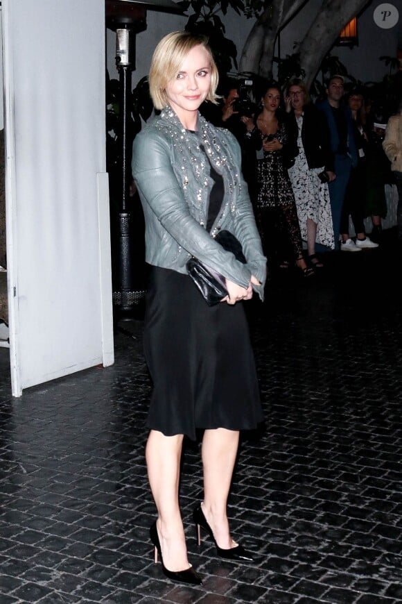 Christina Ricci arrive à la soirée "W Magazine" à West Hollywood Los Angeles, le 4 janvier 2019.