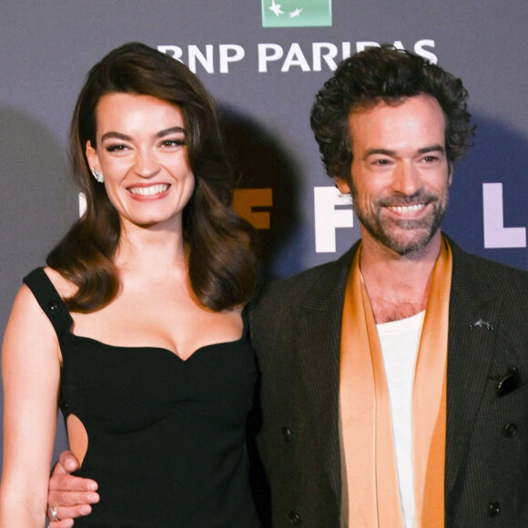 Emma Mackey et Romain Duris - Avant-première du film "Eiffel" au Grand Rex à Paris le 10 octobre 2021 © Coadic Guirec / Bestimage