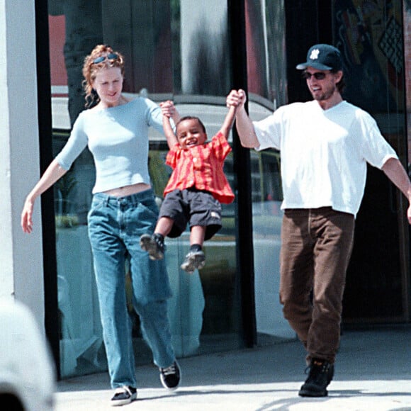 Nicole Kidman, Tom Cruise et leur fils Connor dans les années 90.