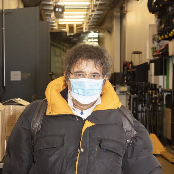 Laurent Voulzy en backstage de l'enregistrement de l'émission "On est en direct (OEED). Le 23 janvier 2021. © Jack Tribeca / Bestimage