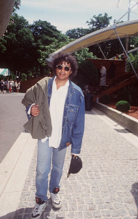 Laurent Voulzy au tournoi de Roland-Garros en 1994.