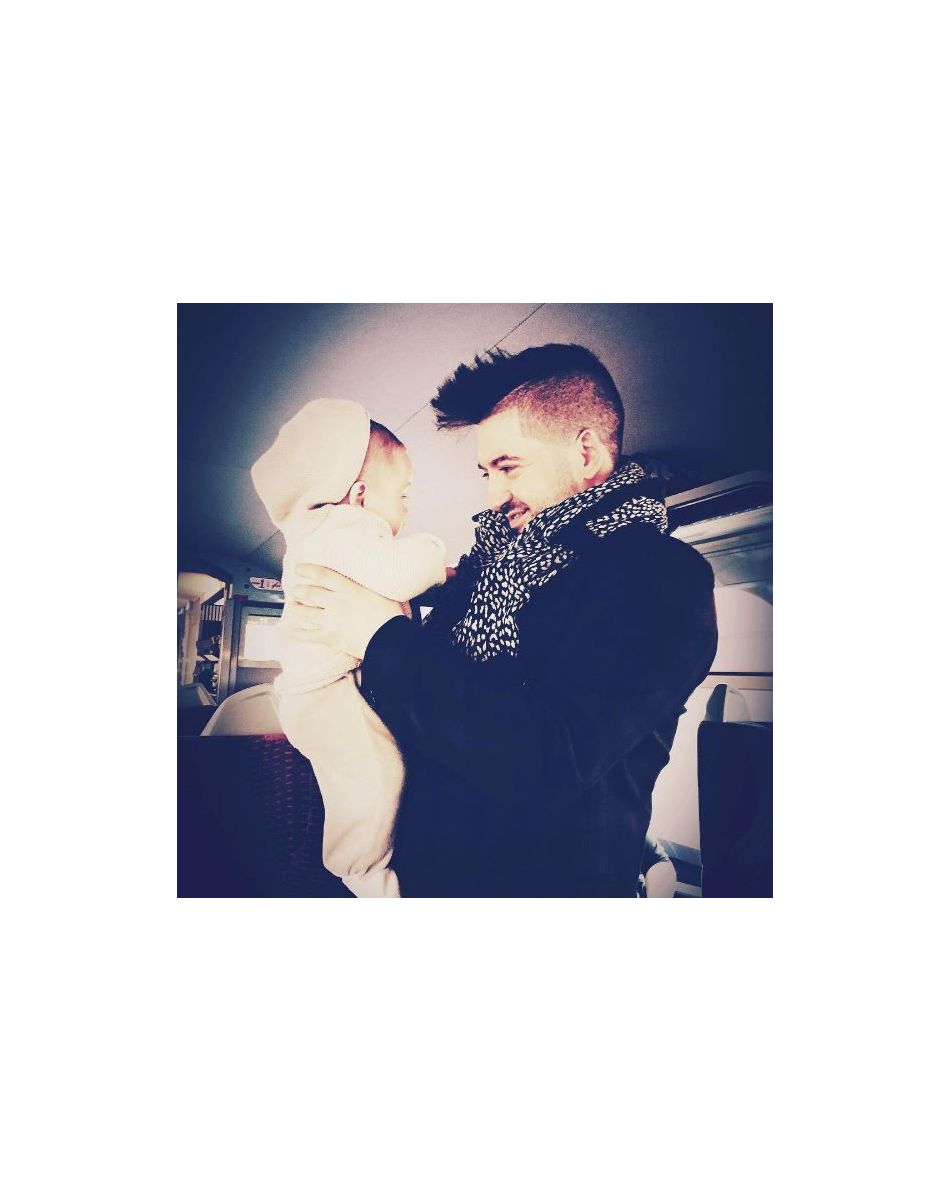 Chris Marques, juré de Danse avec les stars , et son fils Jackson.