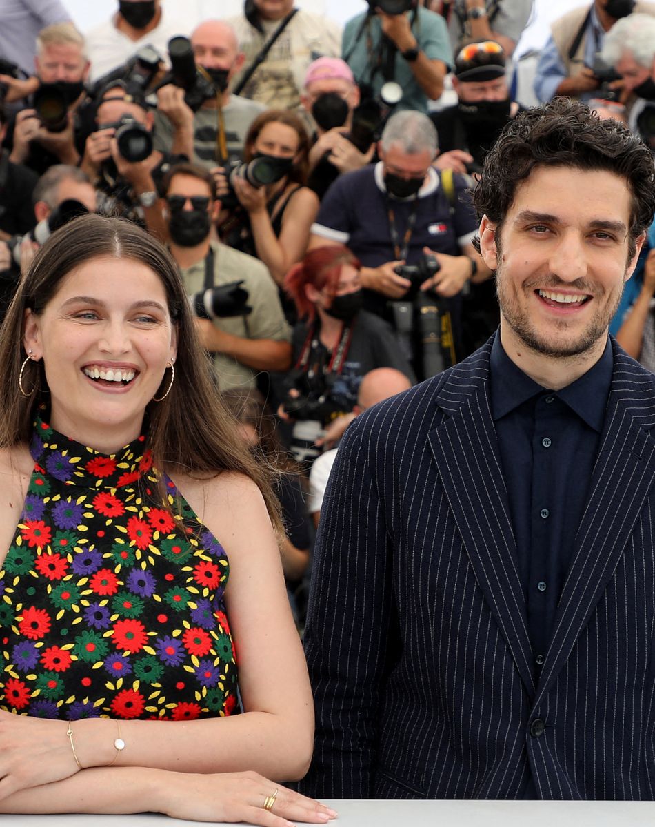 Laetitia Casta, Louis Garrel au photocall du film La croisade lors du 74ème festival international du film de Cannes le 12 juillet 2021 © Borde / Jacovides / Moreau / Bestimage