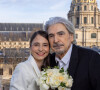 Exclusif - Mariage de Serge Lama et Luana Santonino, Paris, le 11 février 2021. © Cyril Moreau/Bestimage