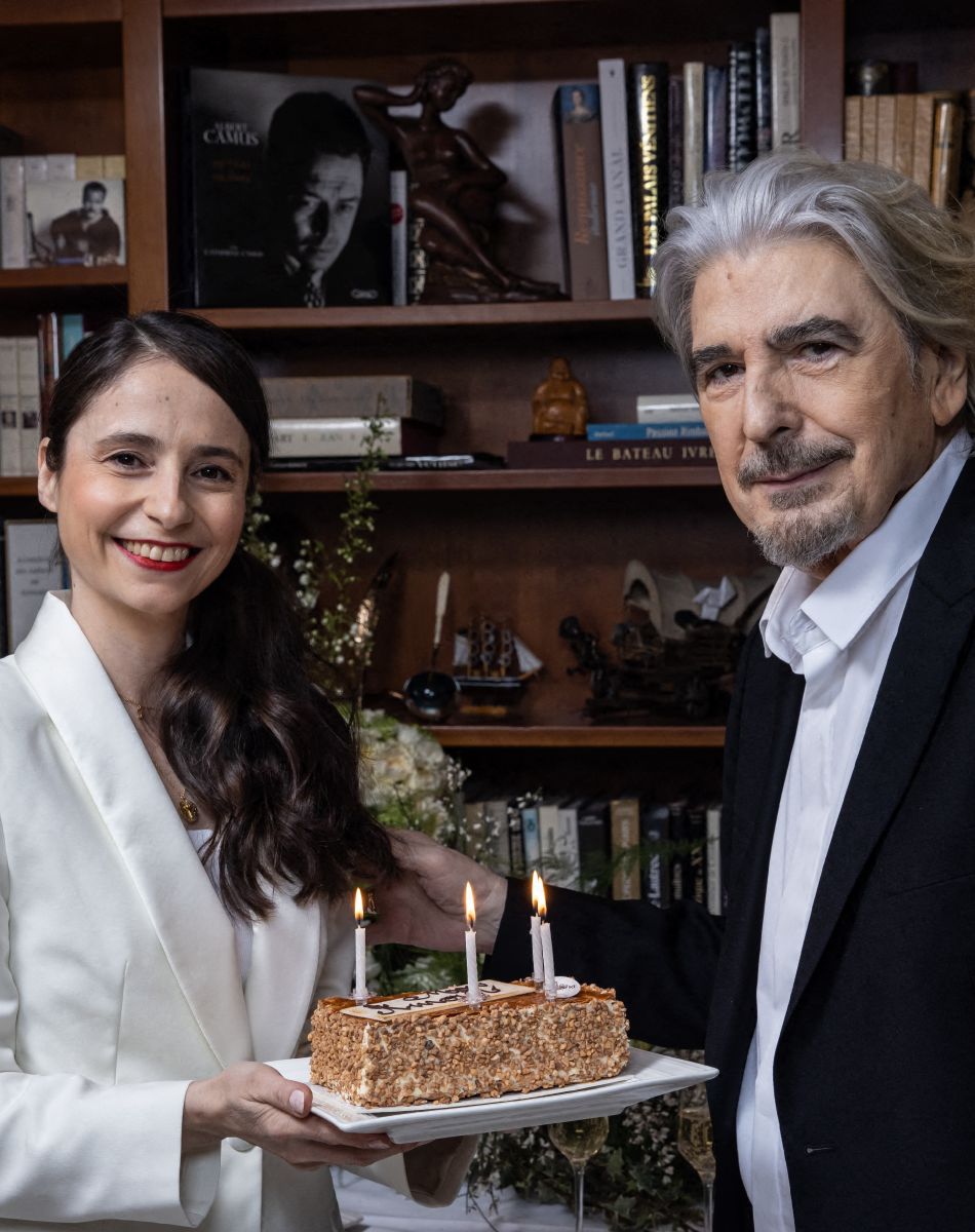 Exclusif - Mariage de Serge Lama et Luana Santonino, Paris, le 11 février 2021. © Cyril Moreau/Bestimage