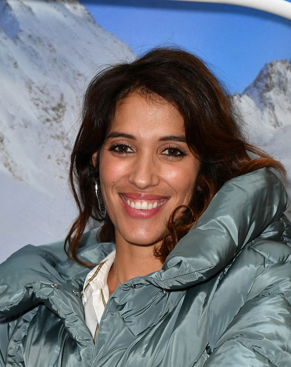 Laurie Cholewa - Damart lance une collection capsule avec YUJ (1ère marque de vêtements de yoga Française éco-responsable) à Paris le 12 octobre 2021. © Veeren/Bestimage