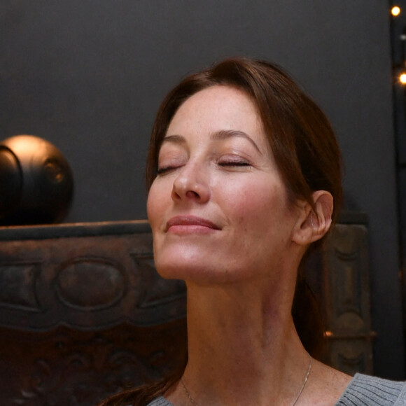 Mareva Galanter - Damart lance une collection capsule avec YUJ (1ère marque de vêtements de yoga Française éco-responsable) à Paris le 12 octobre 2021. © Veeren/Bestimage