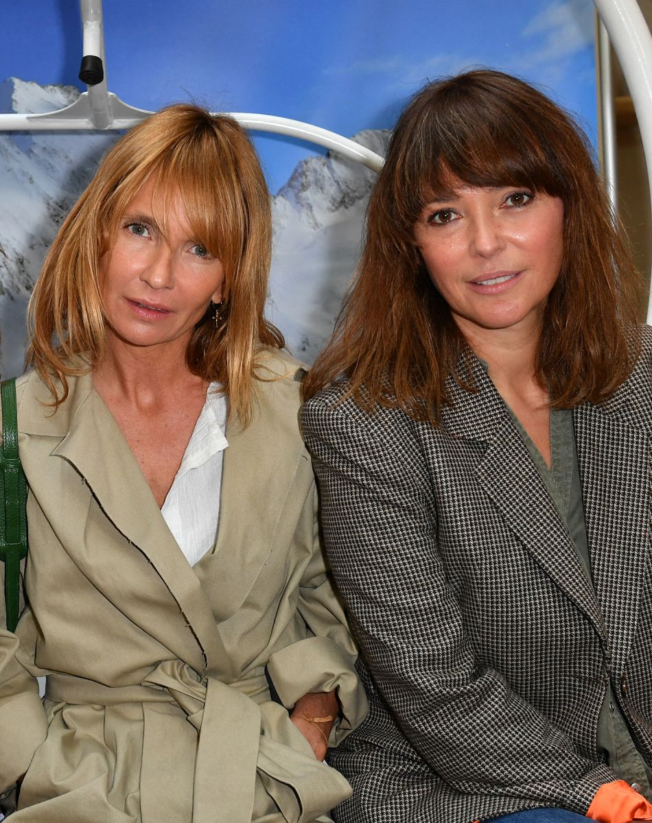 Laurie Cholewa, Axelle Laffont, Sandrine Quétier - Damart lance une collection capsule avec YUJ (1ère marque de vêtements de yoga Française éco-responsable) à Paris le 12 octobre 2021. © Veeren/Bestimage