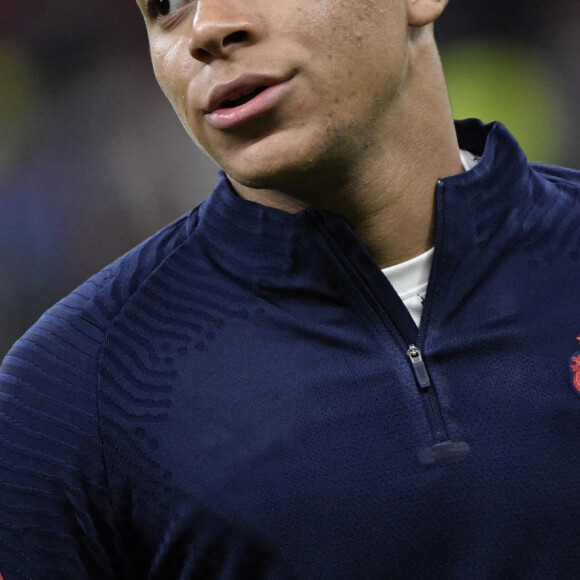 Kylian Mbappé - Football: La France remporte la coupe de la Ligue des Nations en battant l'Espagne 2 buts à 1 à Milan le 10 octobre 2021. © Inside/Panoramic/Bestimage