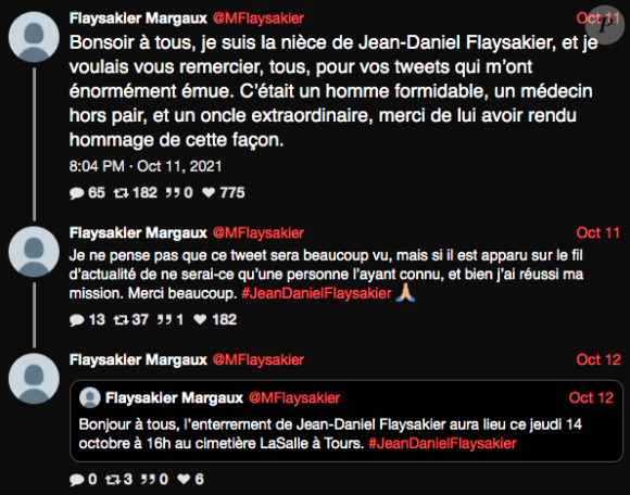 La nièce de Jean-Daniel Flaysakier prend la parole après sa mort - Twitter