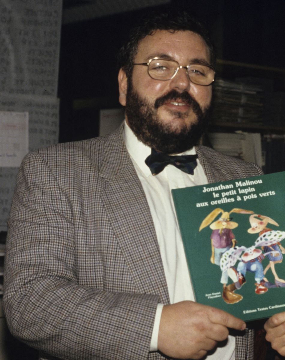 Archives - En France, à Paris, Jean-Daniel FLAYSAKIER et Christine DAVENIER présentant leur livre en décembre 1989. © Gérard Letellier via Bestimage
