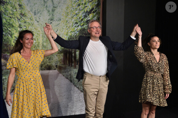 Exclusif - Emmanuelle Boidron, Alexandre Pesle, Capucine Anav - Générale de la pièce de théâtre "Le Switch" au Théâtre d'Edgar à Paris, le 7 octobre 2021.